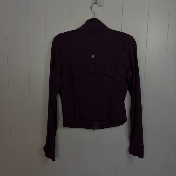 Lululemon Define Cropped Jacket Nulu Size 12 Grape Thistle Purple LW3HB5S GPTH - Picture 9 of 11
